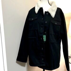 NWT women’s utility jacket black size XL